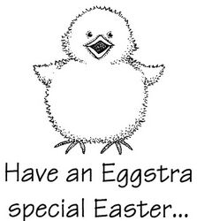 Sweet Dixie Tinchie Eggstra Clear Stamp by Lindsay Mason