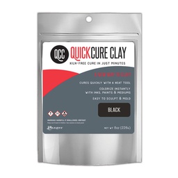 [QCC71617] QuickCure Clay Black 8oz