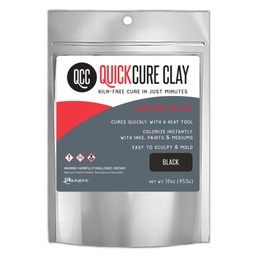 [QCC71624] QuickCure Clay Black 16oz