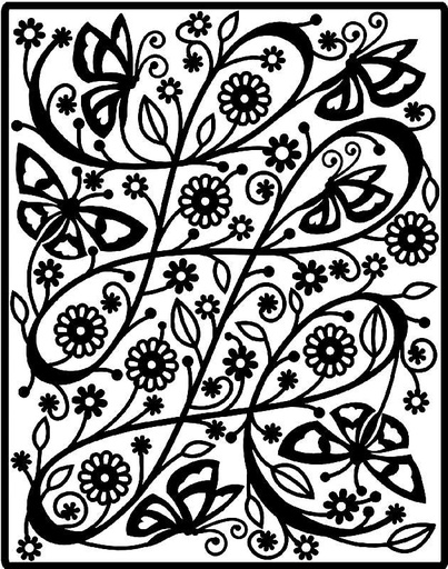 Spellbinders Impressabilities - Butterfly