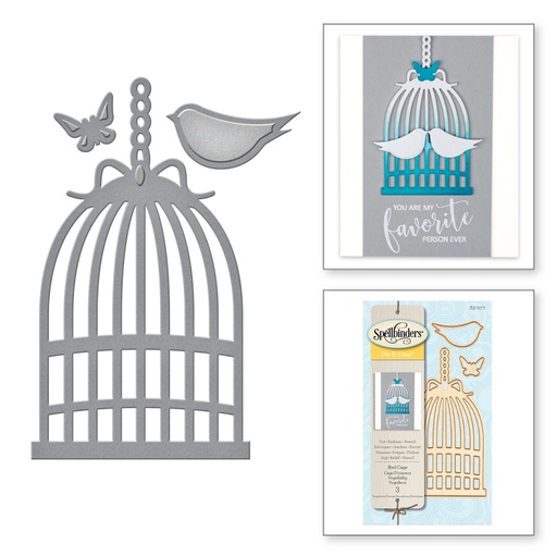 Spellbinders Die D-Lites - Bird Cage