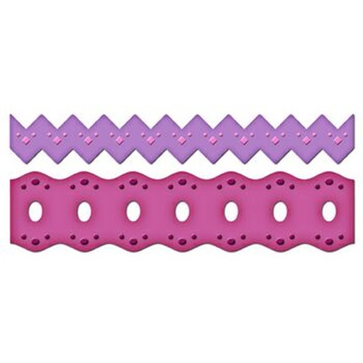 Spellbinders - Ric Rac Diamond Border Petites