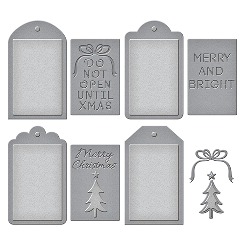 Spellbinders Shapeabilities - Christmas Tag Set