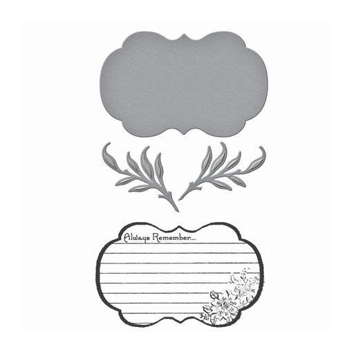 Spellbinders Stamp & Die Set - Always Remember