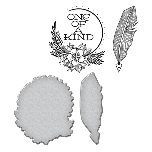 Spellbinders Stamp & Die Set - One of a Kind