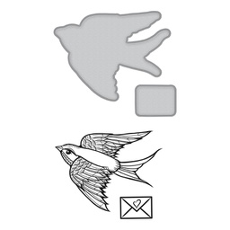 [SBSDS-144] A Little Birdie Told Me Stamp &amp; Die Set