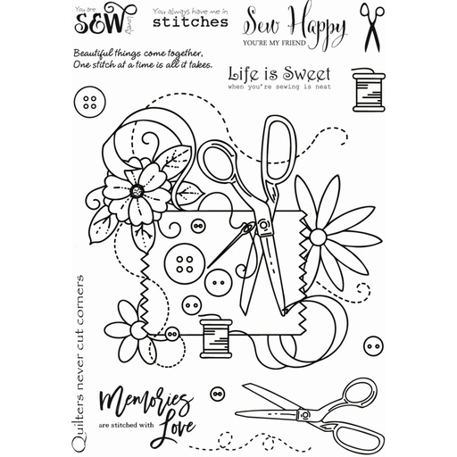 SCC Quilters Delight Crafters Delight Stamp Sets