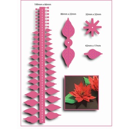 [SCCD011] SCC Poinsettia - Large Christmas Flowers &amp; Foliage Collection