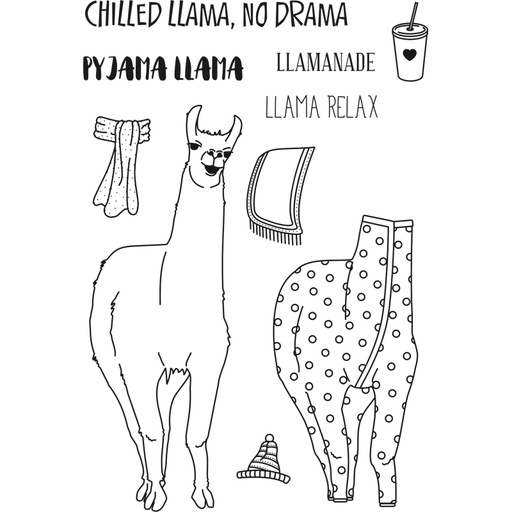 Sweet Dixie Llama Pyjama stamp set