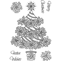 [SDCSA6256] SD Floral Christmas Tree