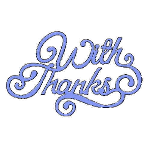 Sweet Dixie With Thanks Sentiment die set