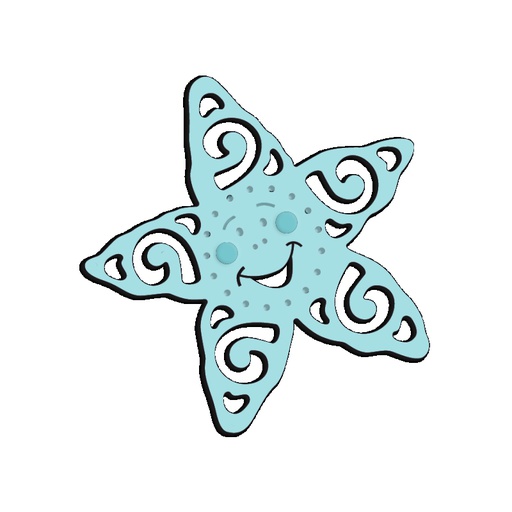 Sweet Dixie Smiling Starfish die set