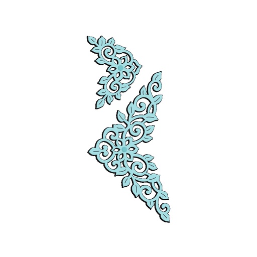 Sweet Dixie Leafy Corners die set