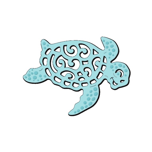 Sweet Dixie Laughing Turtle die set