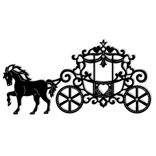 Sweet Dixie Fairy Tale Coach & Horse die set
