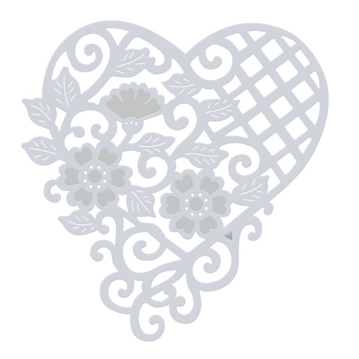 Sweet Dixie Flower Heart die set