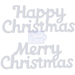 [SDD297] SD Happy &amp; Merry Christmas Sweet Dixie Cutting Die