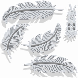 [SDD347] SD Feathers Sweet Dixie Cutting Die