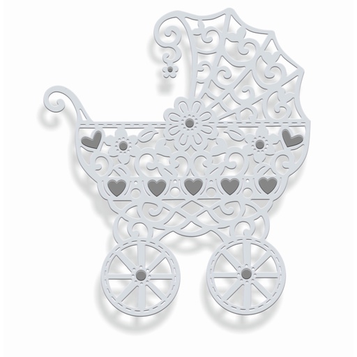 Sweet Dixie Filigree Pram die set