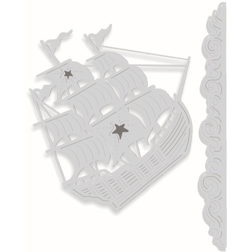 Sweet Dixie Galleon die set