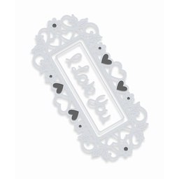 [SDD387] PSD Small Hearts and Flowers Fr Sweet Dixie Cutting Die