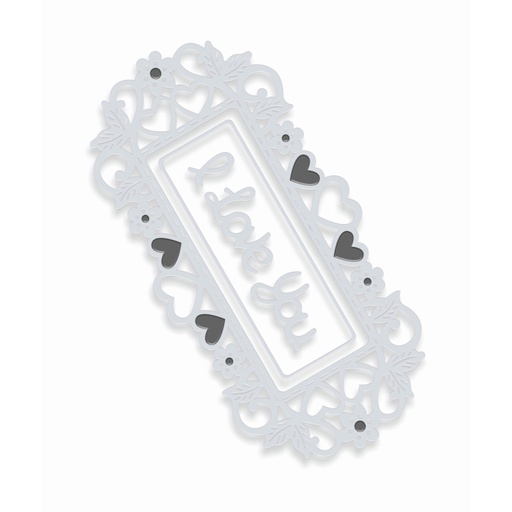 Sweet Dixie Small Hearts & Flowers Frame die set
