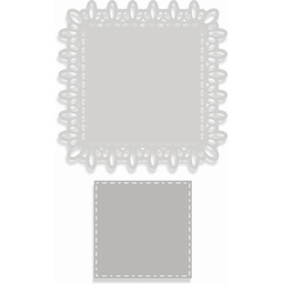 [SDD407] SCC Lace Square Layered Nesting Sweet Dixie Cutting Die