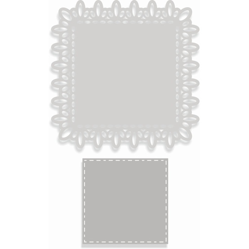 Sweet Dixie Lace Square Nesting die set