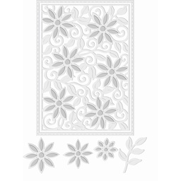 [SDD517] SD Daisy Background &amp; Embellishment Sweet Dixie Cutting Die