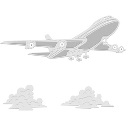 [SDD549] SD Passenger Jet Aircraft Sweet Dixie Cutting Die