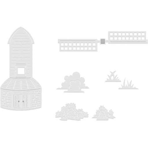 Sweet Dixie Windmill die set