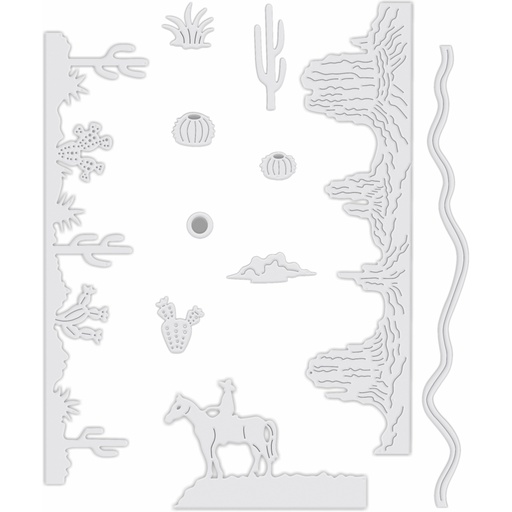 Sweet Dixie Desert Scene die set