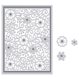 [SDD592] SD Filigree Floral Panel Sweet Dixie Cutting Die