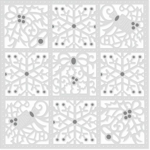 Sweet Dixie Christmas Block Background die set