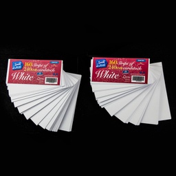 [SDMCS02] 160 Card Strips White 147x76240gsm Size 147mm x 76mm