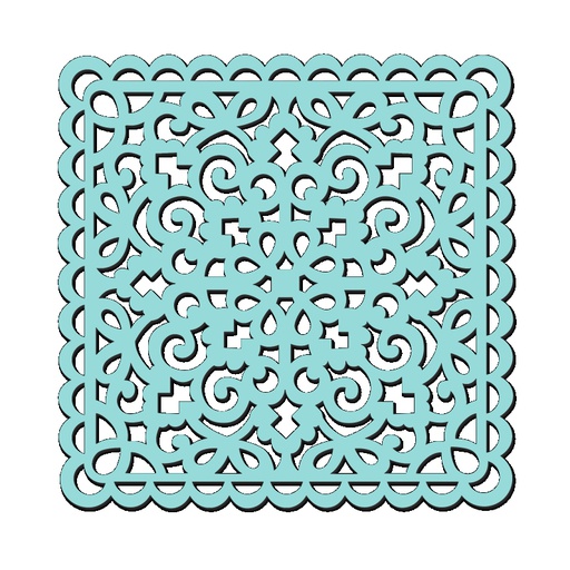 Sweet Dixie Swirl & Loops Stencil