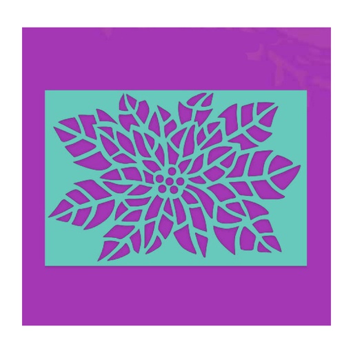 Sweet Dixie Poinsettia Stencil