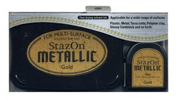 [SZ-000-191] Gold - StazOn Metallic Ink Pad