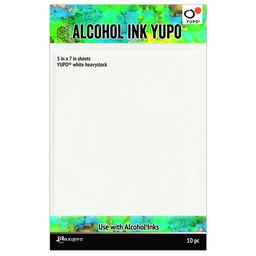 [TAC63339] Alcohol Ink Yupo Paper White 5x7 Pack of 10