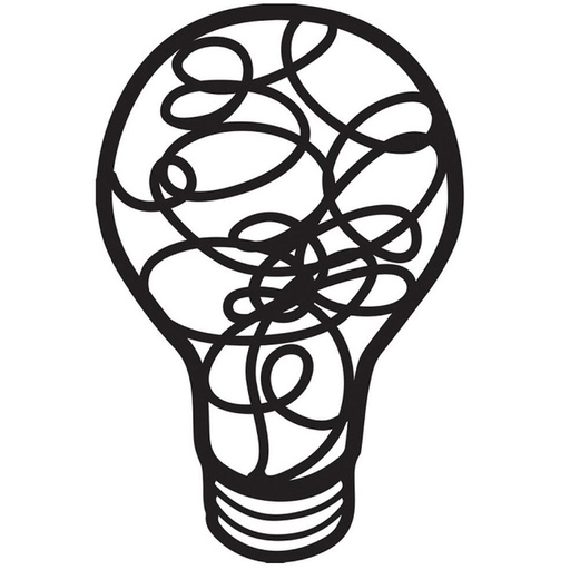 The Crafters Workshop - LightBulb Bits Stencil (4x4)