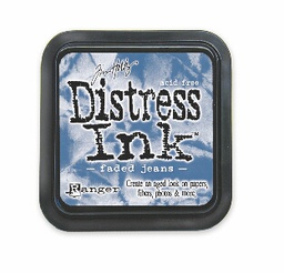 [TIM21452] Distress Ink Pad Faded Jeans 