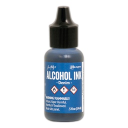 [TIM22015] Alcohol Ink Denim