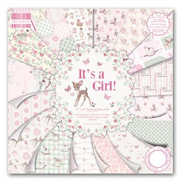 [TRFEPAD078] 12x12 Paper Pad - It's a Girl