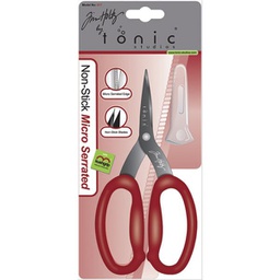 [TTS00817] Scissors Kushgrip Non-Stick Micro Serrated 7&quot;
