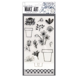 [WVZ65968] Stamp Die Stencil Set Flower Pot